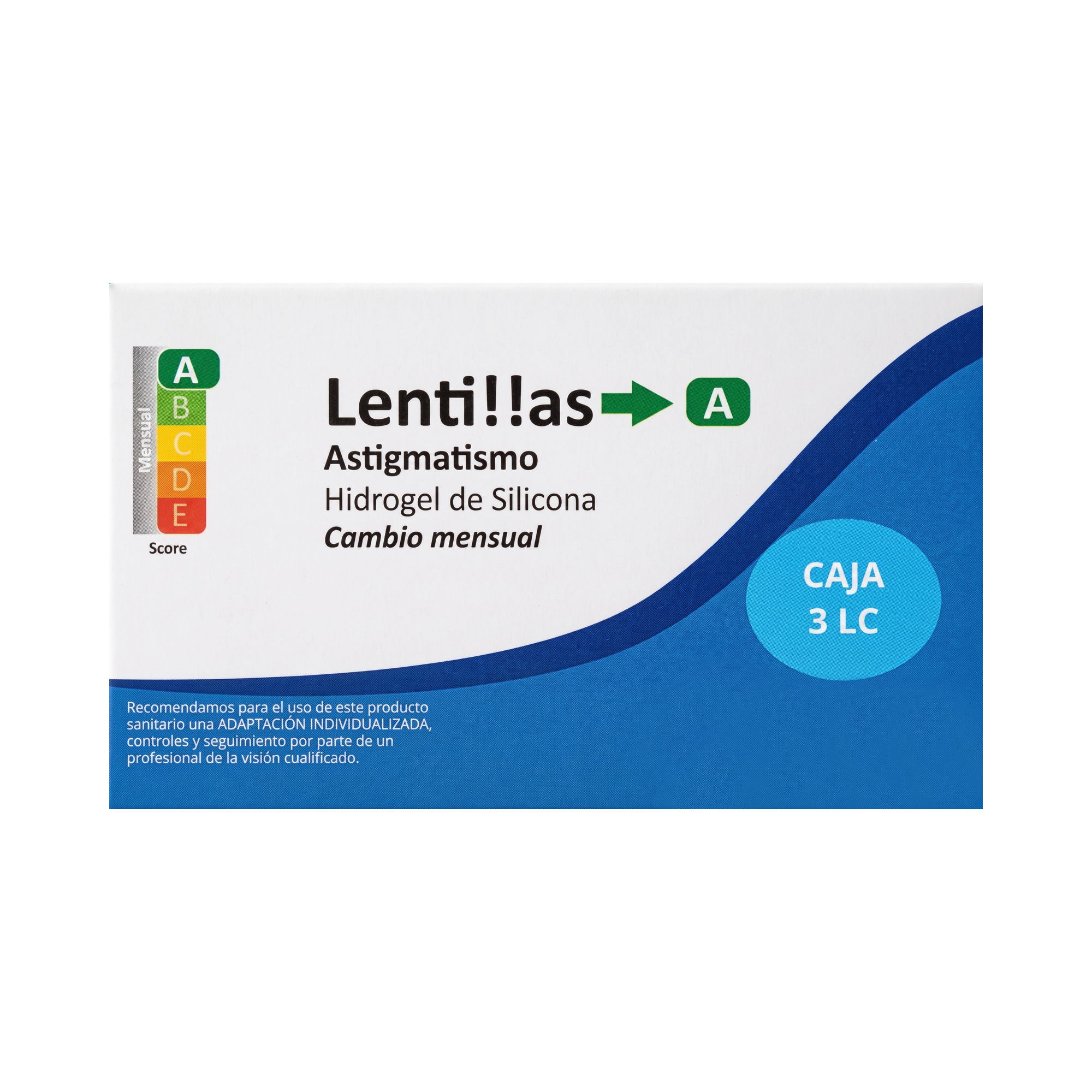 LENTILLAS MENSUALES A ASTIGMATISMO ( BIOFINITY TORIC)