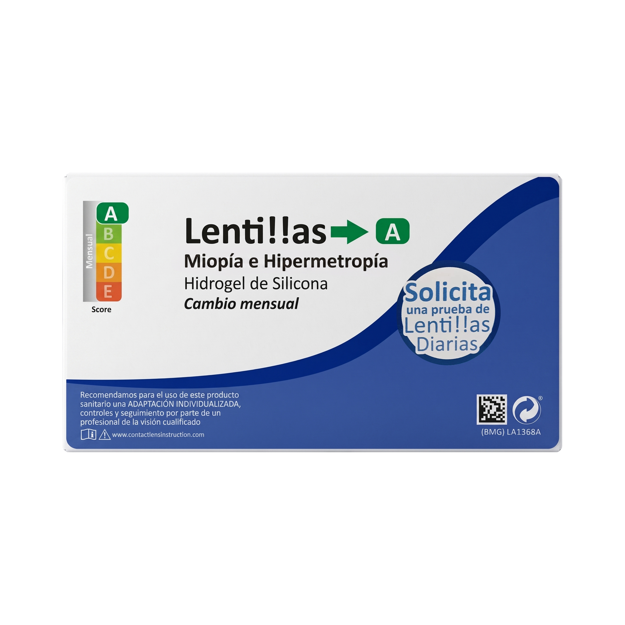 LENTILLAS MENSUALES A (BIOFINITY)